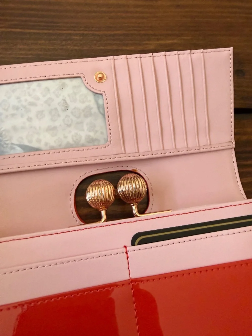 Ted Baker Felicee Bobbie Matinee Wallet - in RED